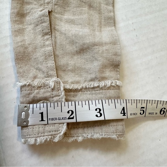 TOMMY BAHAMA Two Palms 100% Linen Raw Edge Jacket * SZ  XS - Picture 13 of 16